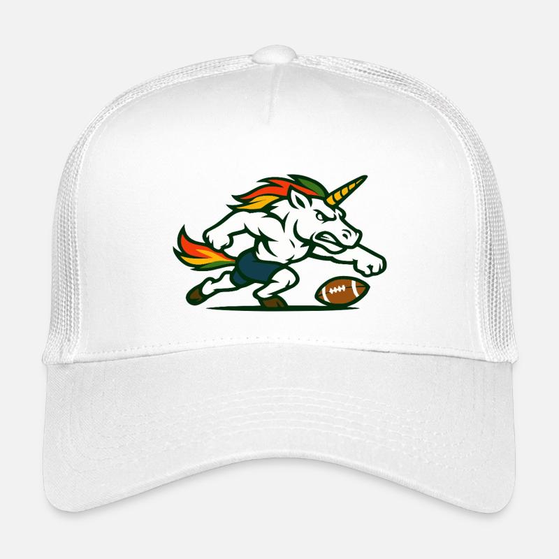 Flammen-Einhorn-Blitz Kinder Trucker-Cap