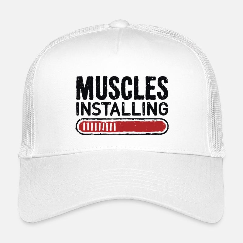 Installation des muscles Casquette trucker enfant
