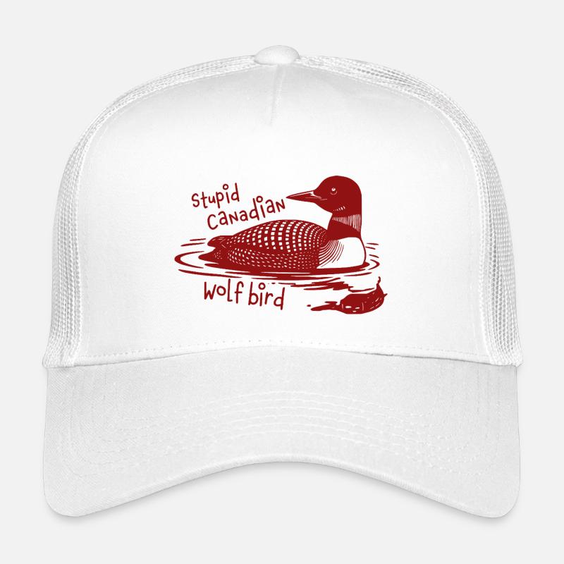 Humour drôle de loon canadien stupide de loon bird Casquette trucker enfant