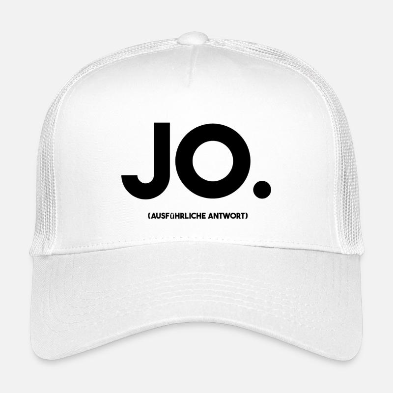 Jo - Kinder Trucker-Cap - Weiß
