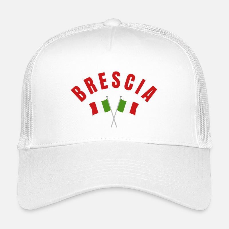 Brescia Crossed Flags  Kids’ Trucker Cap