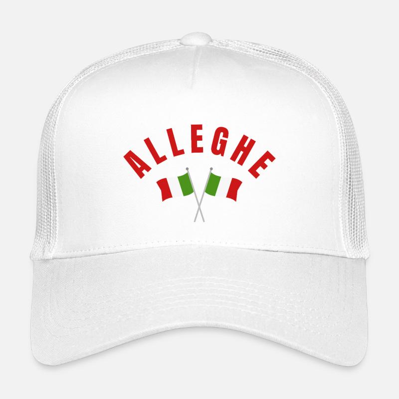 Drapeaux italiens Alleghe Casquette trucker enfant