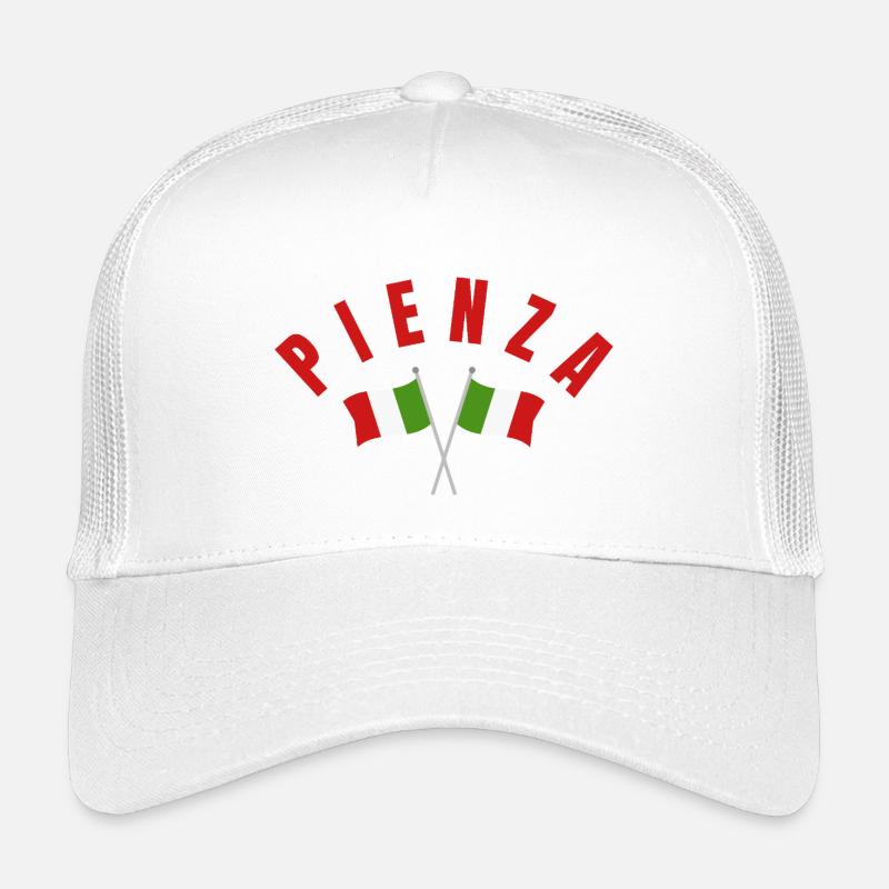 Pienza Italian Flags Emblem Kids’ Trucker Cap