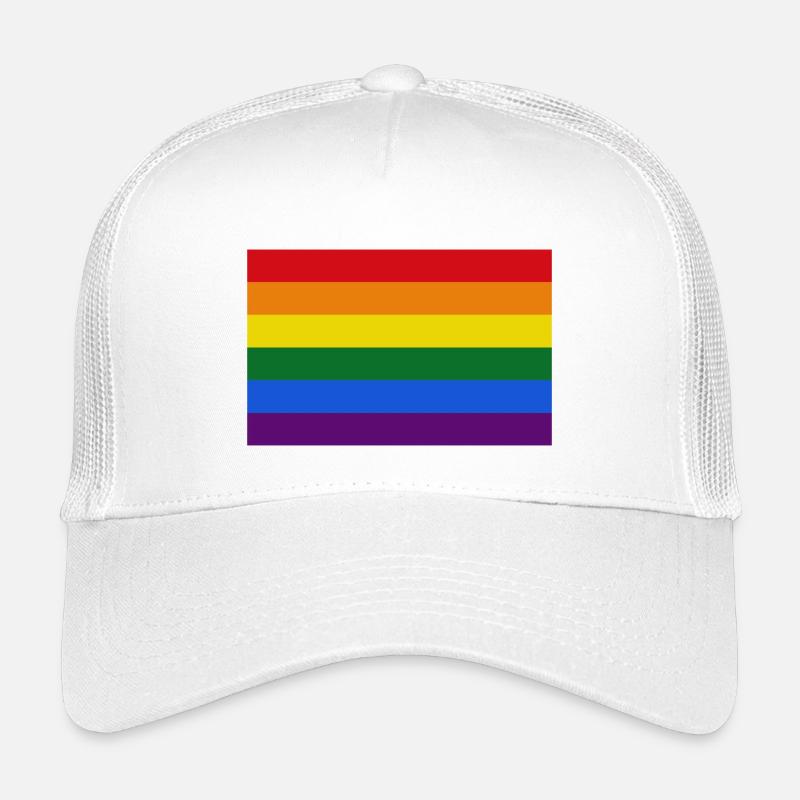 Drapeau arc-en-ciel gay Casquette trucker enfant