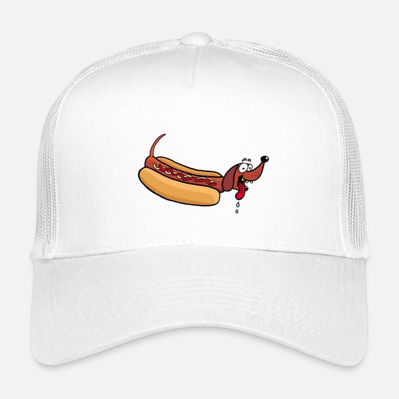 Heißer Hund - Kinder Trucker-Cap - Weiß