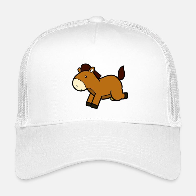 Springendes Pferd Kinder Trucker-Cap