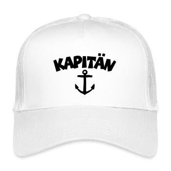Kapitän Boot und Segel Design - Kinder Trucker-Cap - Weiß - Vorne