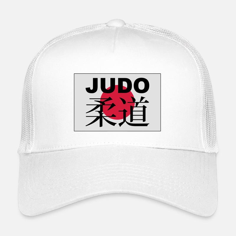 judo - Kinder Trucker-Cap - Weiß