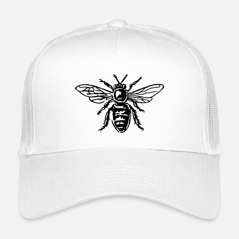 Biene - Kinder Trucker-Cap - Weiß