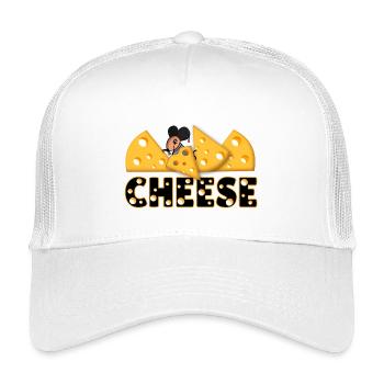 Cheese - Kinder Trucker-Cap - Weiß - Vorne