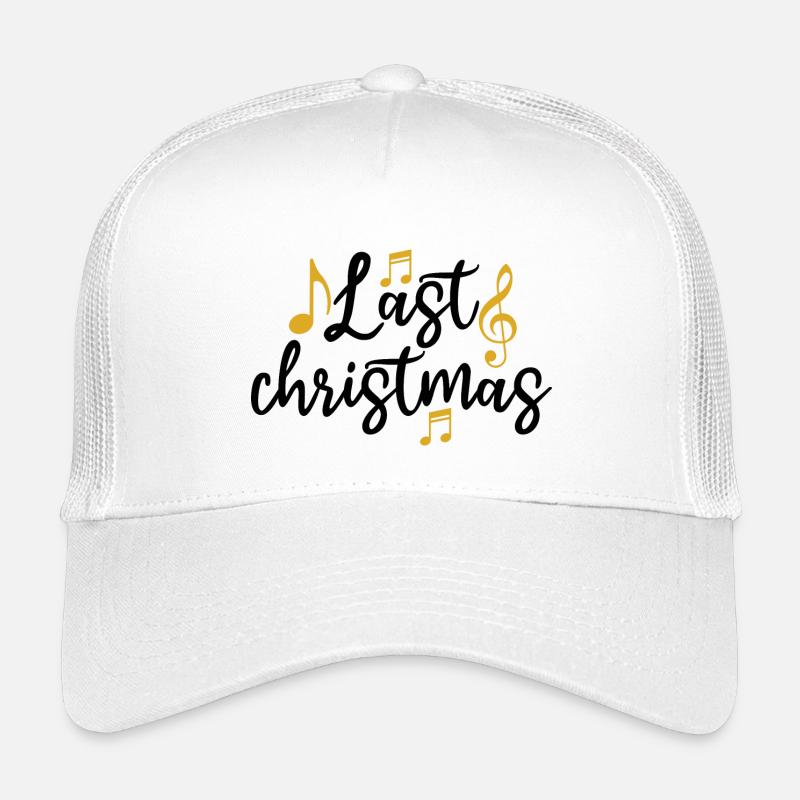Last christmas - Kinder Trucker-Cap - Weiß