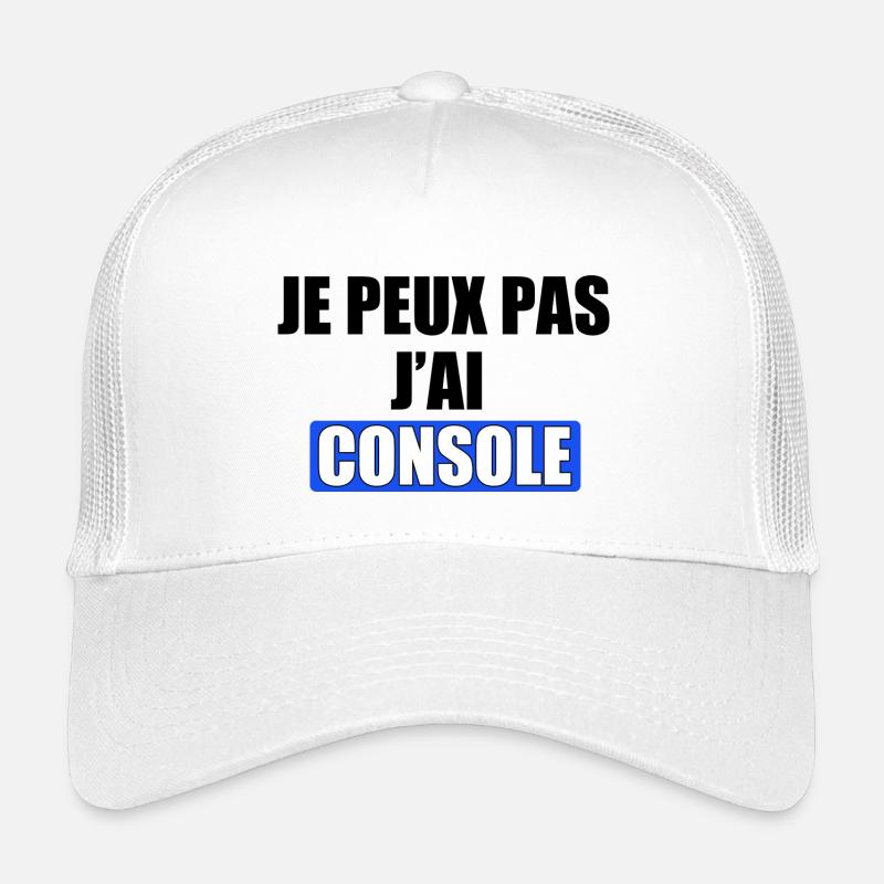 Je peux pas j'ai console Casquette trucker enfant