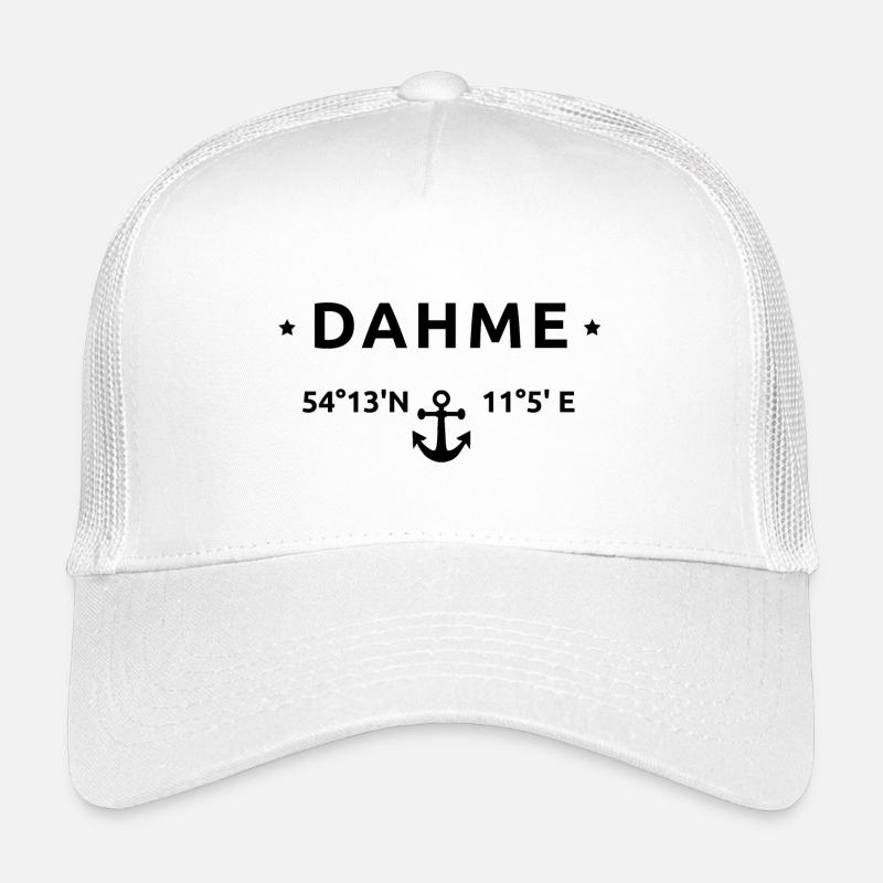 Dahme Coordinates - Kids’ Trucker Cap - white