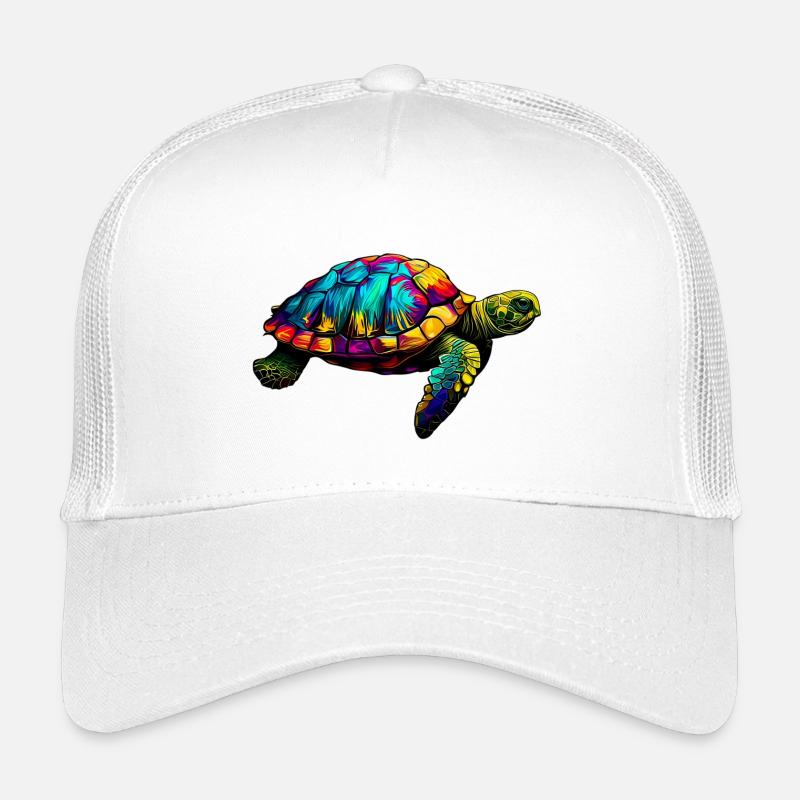 Schildkröte - Kinder Trucker-Cap - Weiß