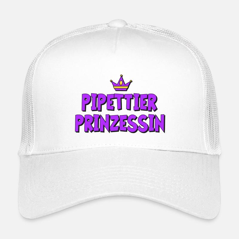 Pipettierprinzessin - Kinder Trucker-Cap - Weiß