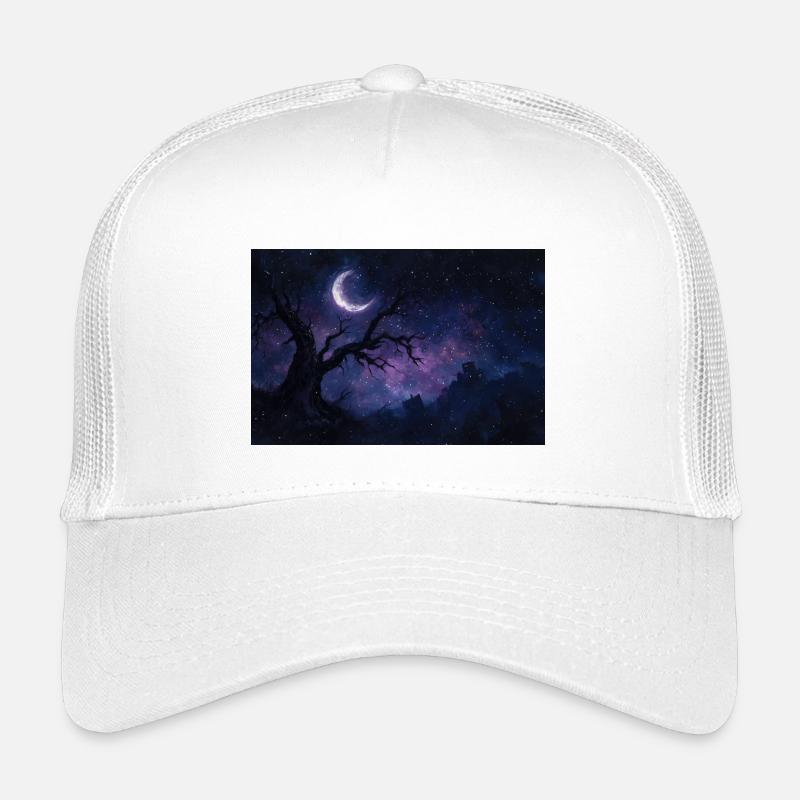 Poster Illustration Paysage de nuit Casquette trucker enfant