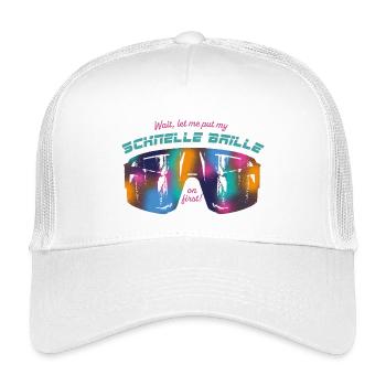 Fast Goggles Mode - Kids’ Trucker Cap - white - Front
