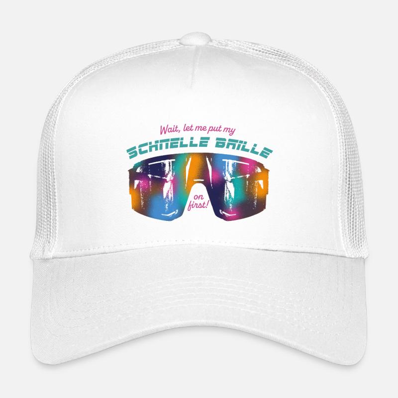 Schnelle Brille Modus - Kinder Trucker-Cap - Weiß