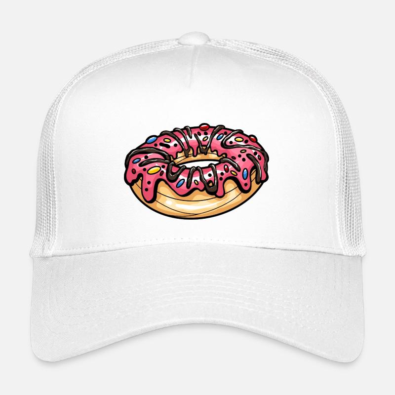 Donut lecker Backwerk bunt Kinder Trucker-Cap
