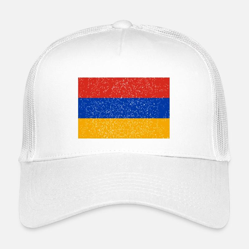 Vintage Armenian flag Kids’ Trucker Cap