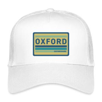 Écusson vintage de l’insigne de style Oxford - Casquette trucker enfant - blanc - Devant