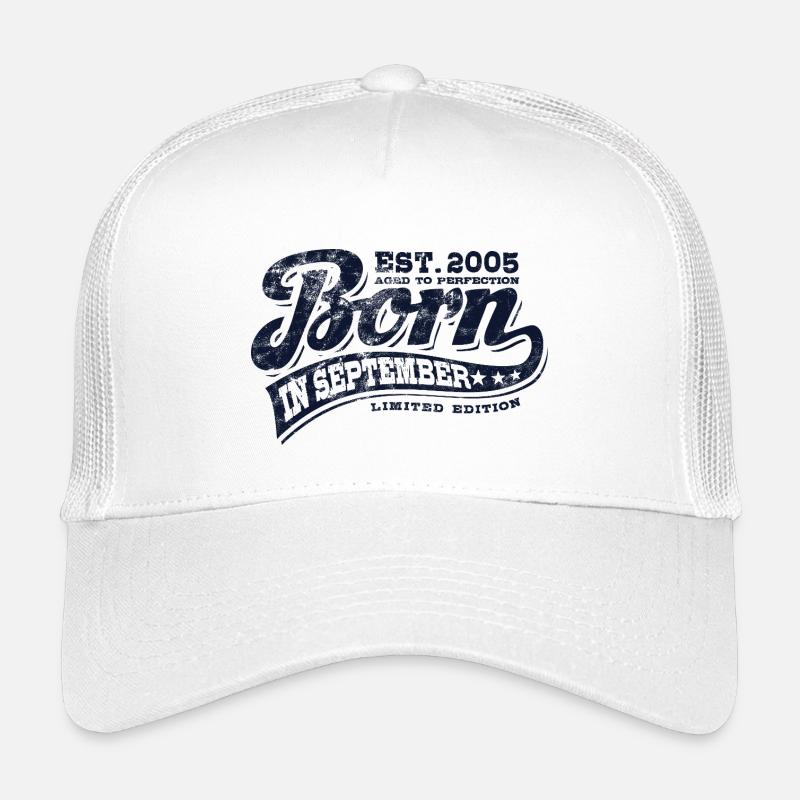 Né en septembre 2005 - Anniversaire - Cadeau Casquette trucker enfant