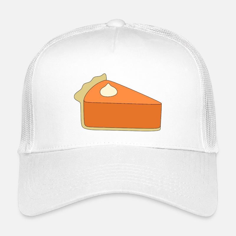 Kürbiskuchen Scheibe Illustration Kinder Trucker-Cap