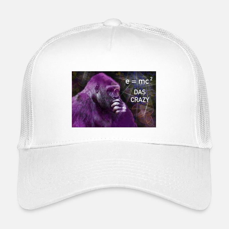 DAS Crazy Ja - Quantum Orangutan e mc2 Jugendwort Kinder Trucker-Cap