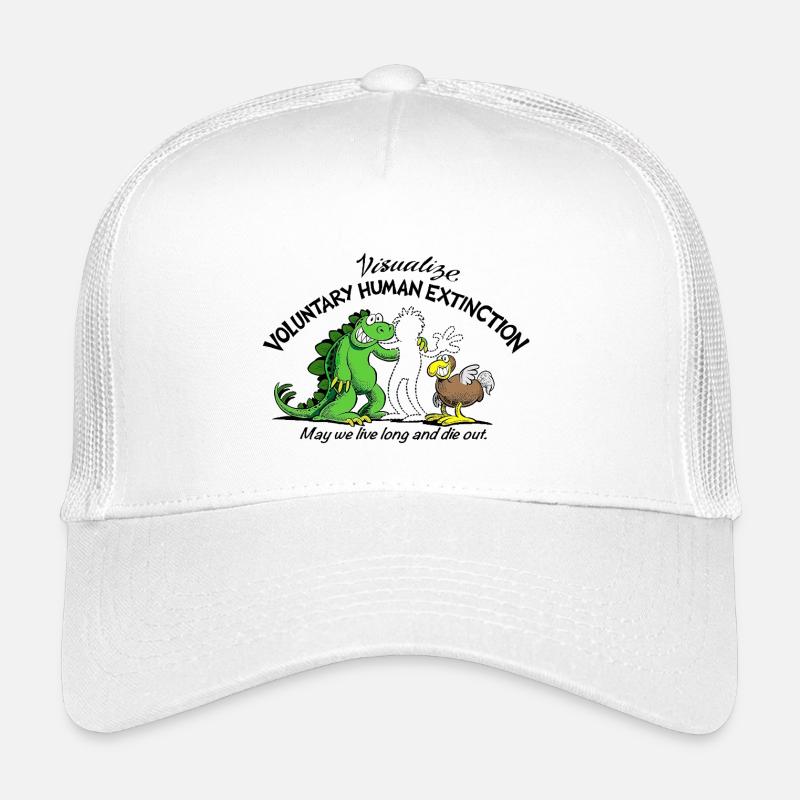 Voluntary Human Extinction Movement VHEMT - Kinder Trucker-Cap - Weiß