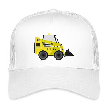 Excavator - Kids’ Trucker Cap - white - Front