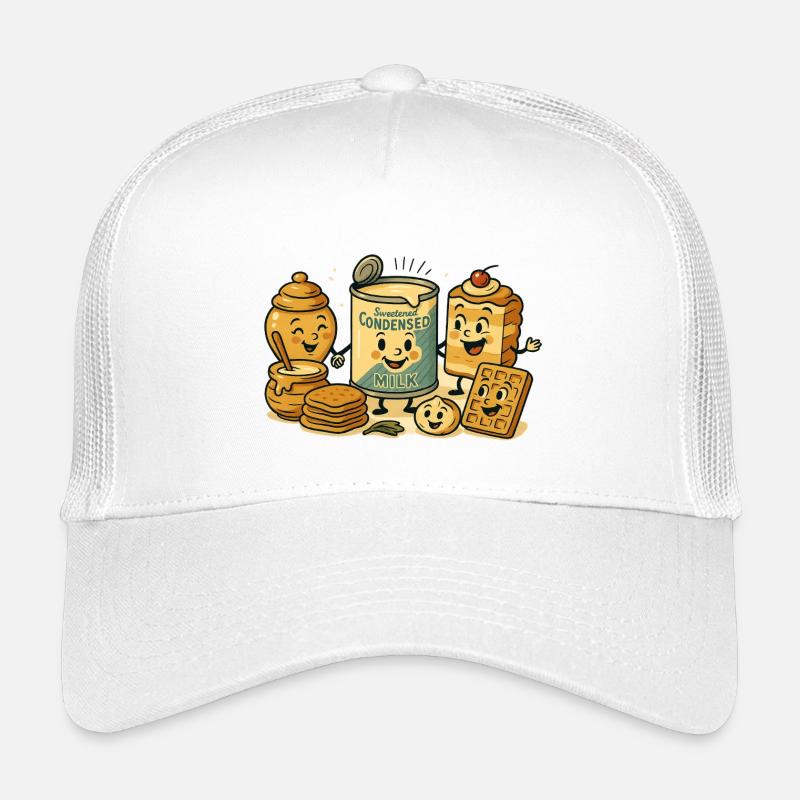Dessin animé de lait concentré sucré Casquette trucker enfant