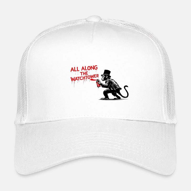 Spray monkey in graffiti style Kids’ Trucker Cap