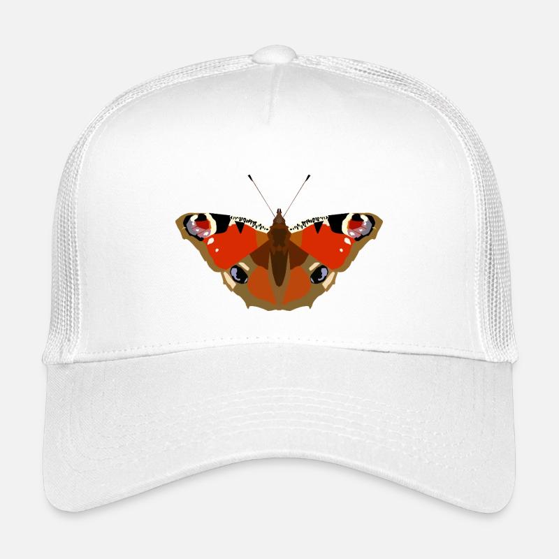 Papillons : Le papillon paon Casquette trucker enfant
