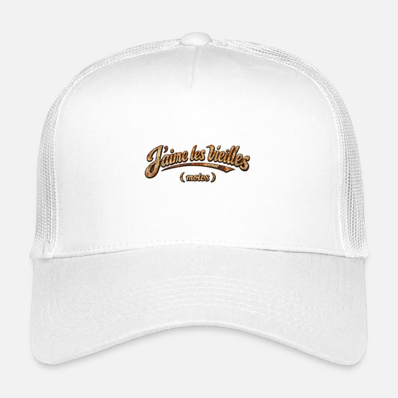 I like old Rusty motorcycles - Kids’ Trucker Cap - white
