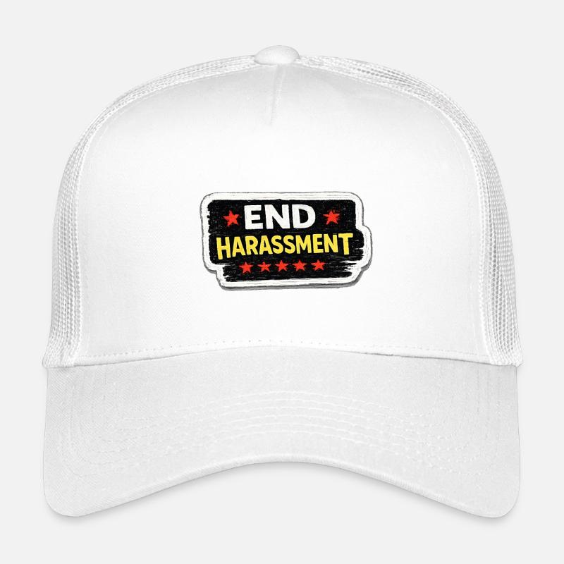 End Harassment Awareness Activist Sticker Casquette trucker enfant