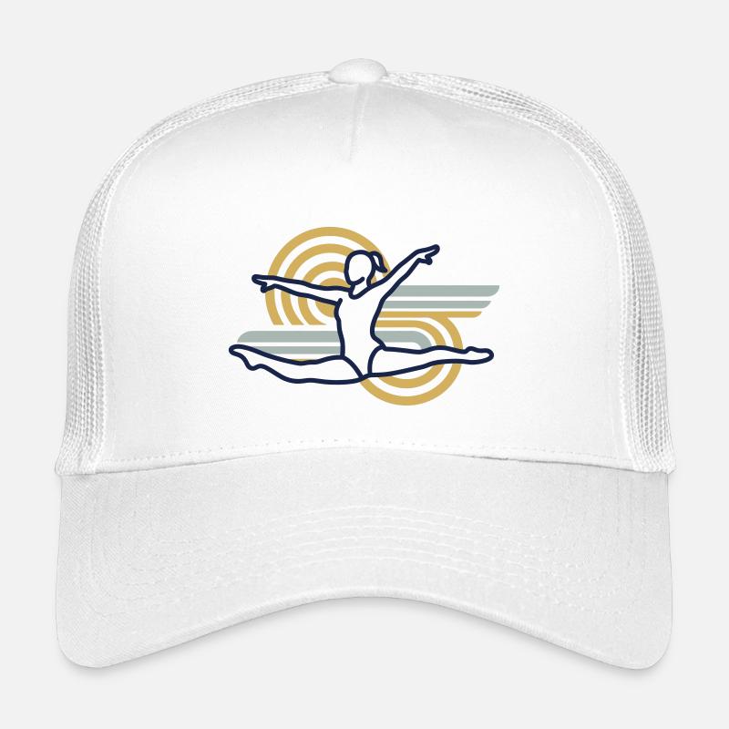 Gymnastik im Sonnenkreis - Kinder Trucker-Cap - Weiß