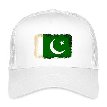 Drapeau du Pakistan - Casquette trucker enfant - blanc - Devant
