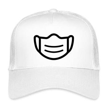 masque - Casquette trucker enfant - blanc - Devant
