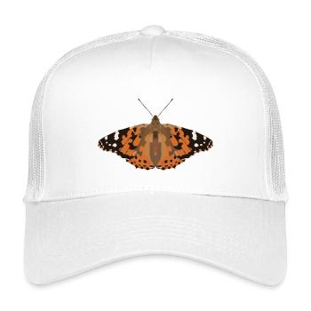 Papillons : Le Chardonneret - Casquette trucker enfant - blanc - Devant