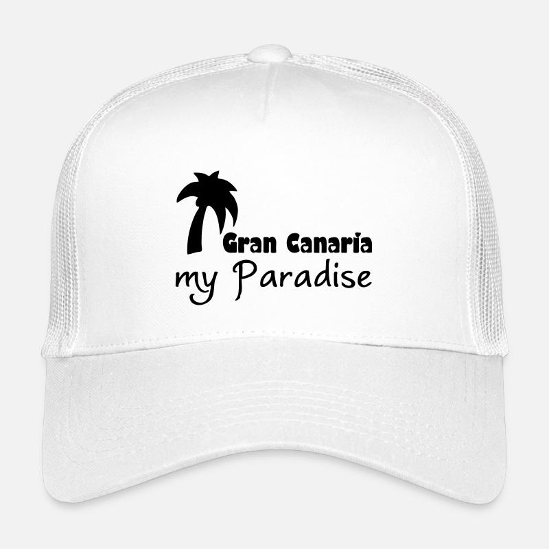 Gran Canaria Paradise Urlaub Geschenk - Kinder Trucker-Cap - Weiß
