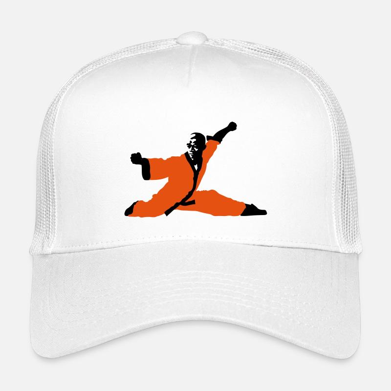 Kung fu - Kinder Trucker-Cap - Weiß