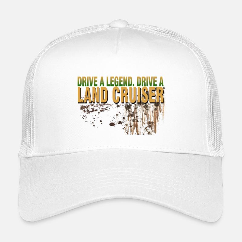 Landcruiser Drive A Legend - Kinder Trucker-Cap - Weiß