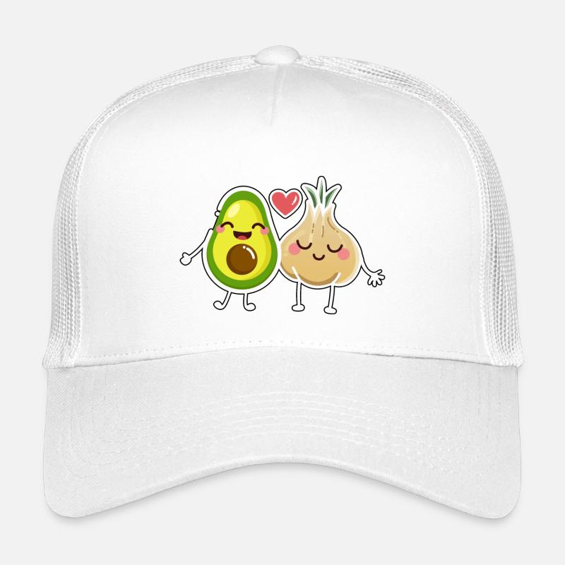 Avocado Trifft Knoblauch Kinder Trucker-Cap
