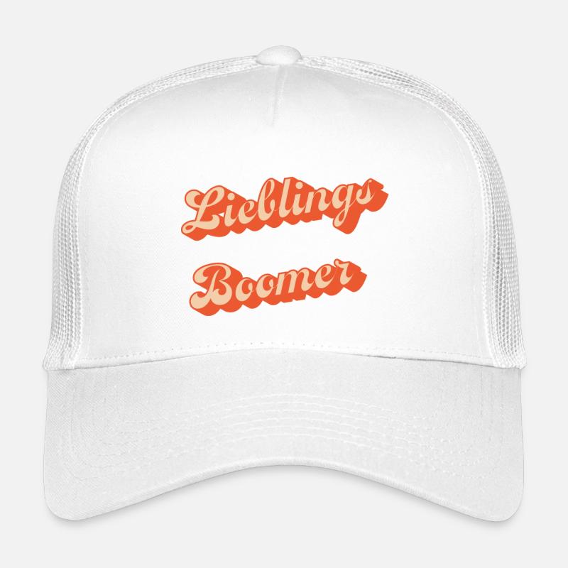 Lieblings Boomer Retro - Kinder Trucker-Cap - Weiß