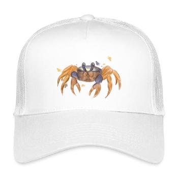 Crabe mignon - Casquette trucker enfant - blanc - Devant