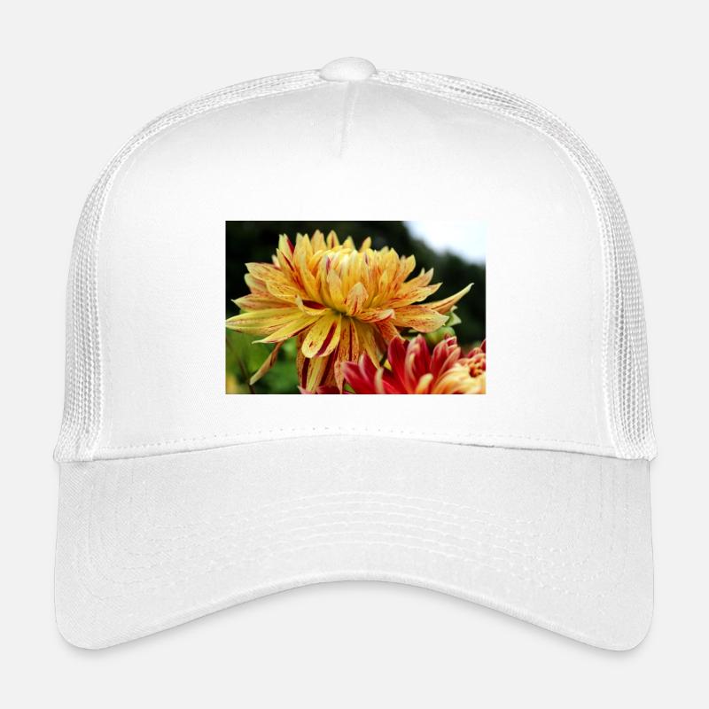 Dahlie gelb Blüte ,Blume Kinder Trucker-Cap