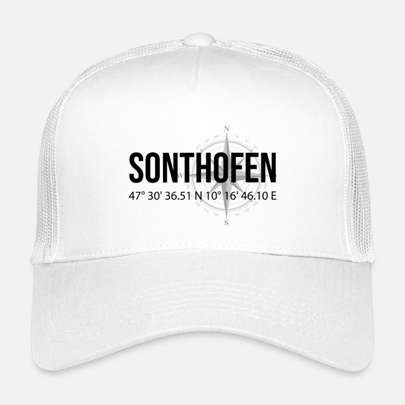 Koordinaten Sonthofen Kinder Trucker-Cap