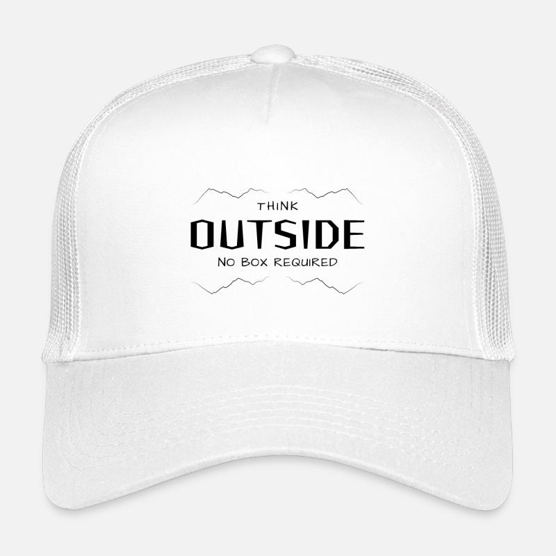 Think Outside - Lateral thinking without a box. Kids’ Trucker Cap