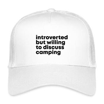 Camping - Kids’ Trucker Cap - white - Front