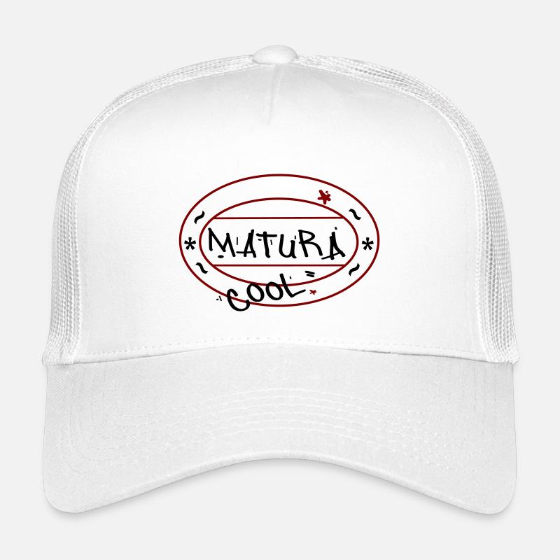 Matura Abitur Schule - Kinder Trucker-Cap - Weiß